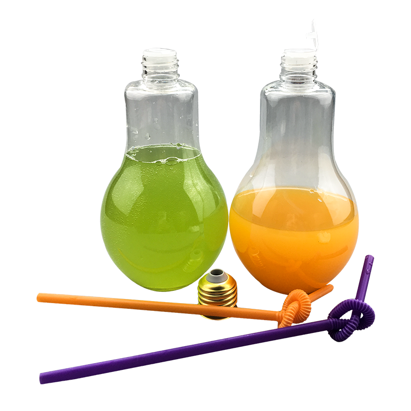 주스 음료 밀크티 전구 병 400ml